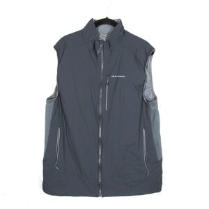Kathmandu Mens Vest Full Zip Sleeveless Jacket Outdoor Layering Gray Large